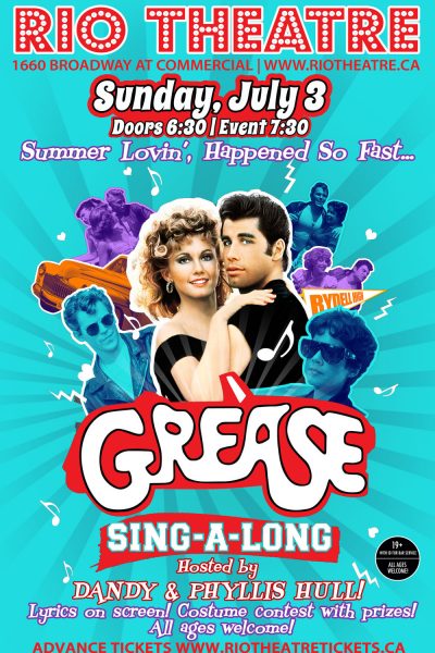 Grease SING-A-LONG!