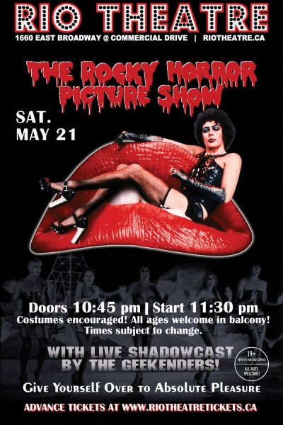 The Rocky Horror Picture Show (Hosted by the Geekenders!)