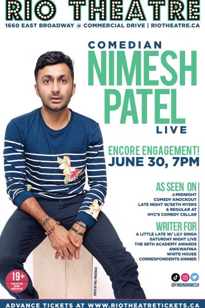 Nimesh Patel LIVE!