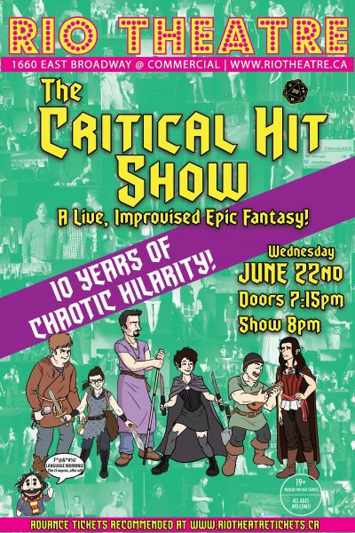 The Critical Hit Show: A #DNDLive Improvised Epic Fantasy