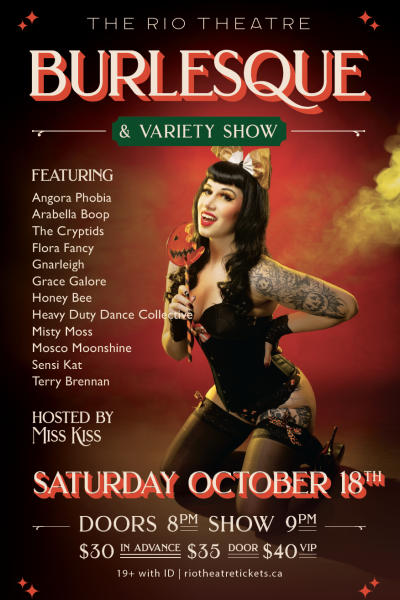 The Rio Theatre Burlesque & Variety Show