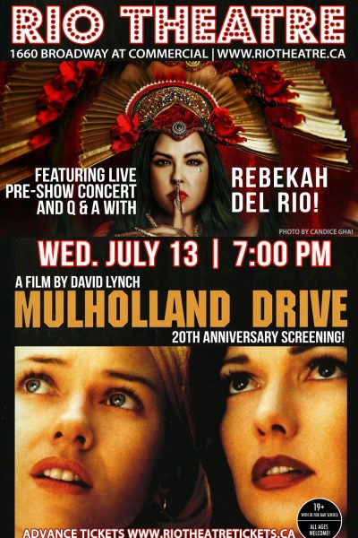 David Lynch’s Mulholland Drive featuring Rebekah Del Rio LIVE!