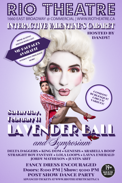 The Lavender Ball and Symposium: An Interactive Valentine’s Cabaret