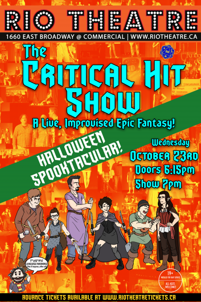 The Critical Hit Show: A #DNDLive Improvised Epic Fantasy Spooktacular!