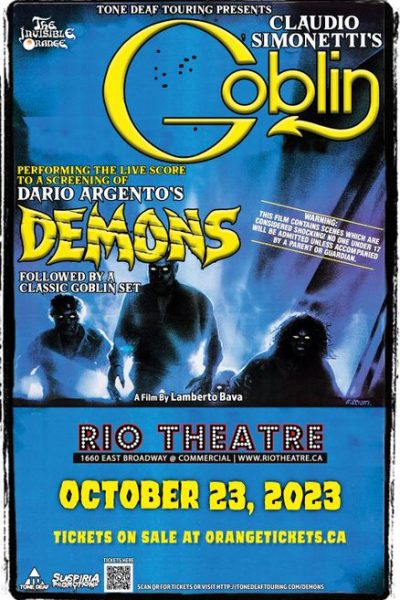Demons with Live Score by Claudio Simonetti’s GOBLIN