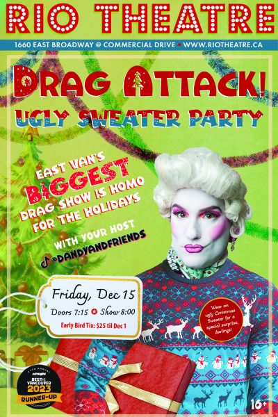 Drag Attack! Ugly Sweater Party