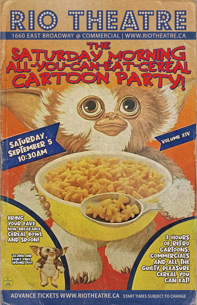 The Saturday Morning All-You-Can-Eat Cereal Cartoon Party!