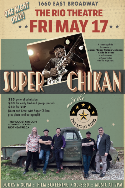 James ‘Super Chikan’ Johnson: A Life in Blues (Film + Live Concert)