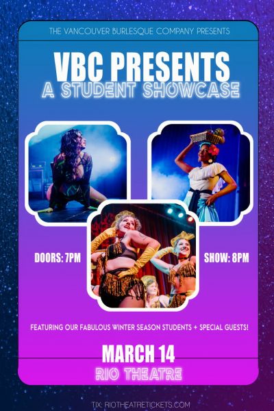 The Vancouver Burlesque Co. Presents: Winter 2024 Student Showcase