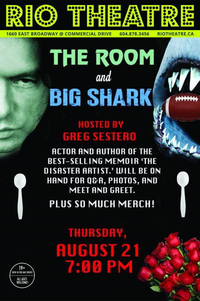 Greg Sestero Presents: The Room & Big Shark