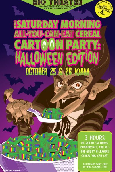 The Saturday Morning All-You-Can-Eat Cereal Halloween Party