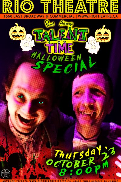 Paul Anthony’s Talent Time: Halloween Special