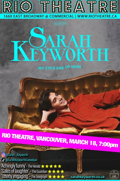 Sarah Keyworth: My Eyes Are Up Here