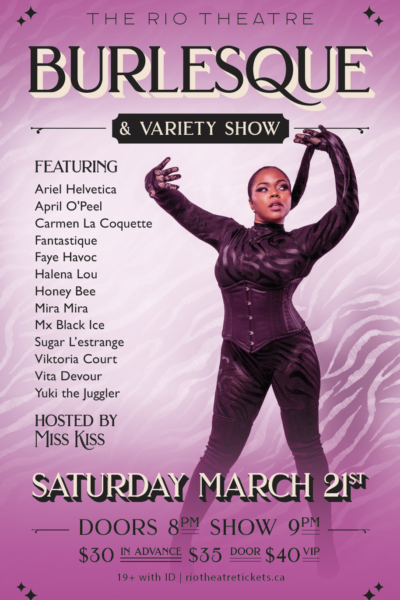 The Rio Theatre Burlesque & Variety Show
