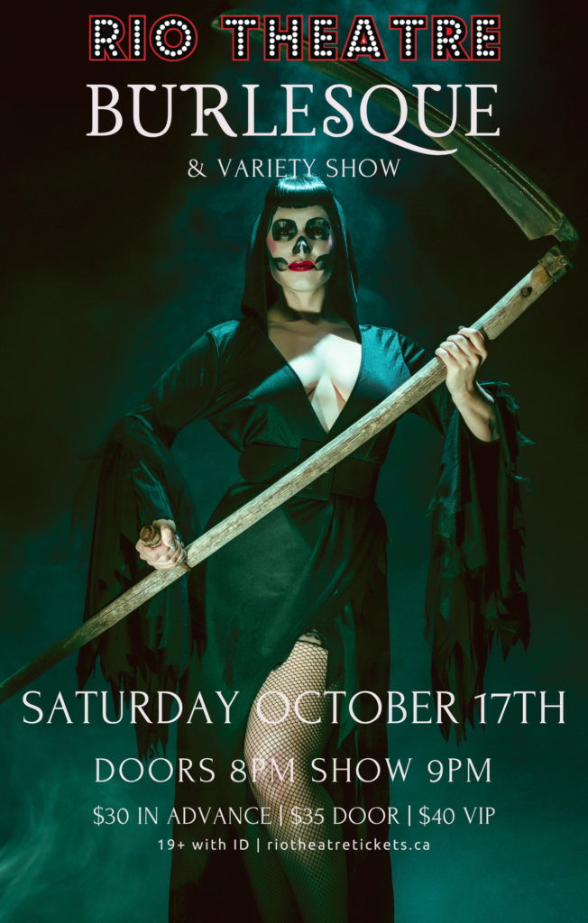 The Rio Theatre Burlesque & Variety Show – Halloween Edition