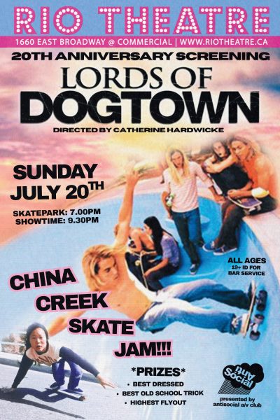 Lords of Dogtown (20th Anniversary Screening)