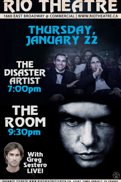 Greg Sestero Presents: The Disaster Artist + The Room