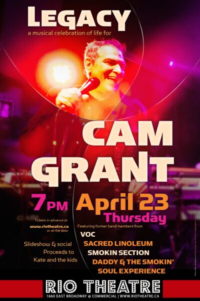 Legacy: A Celebration of Life for Cam Grant