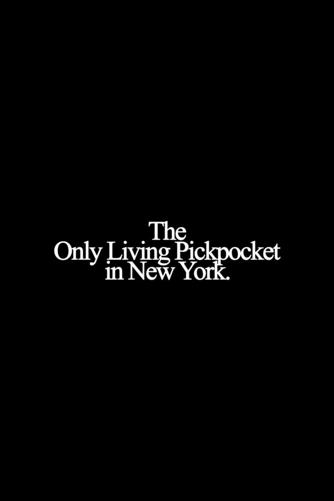 Only Living Pickpocket in New York: VIFF 2026